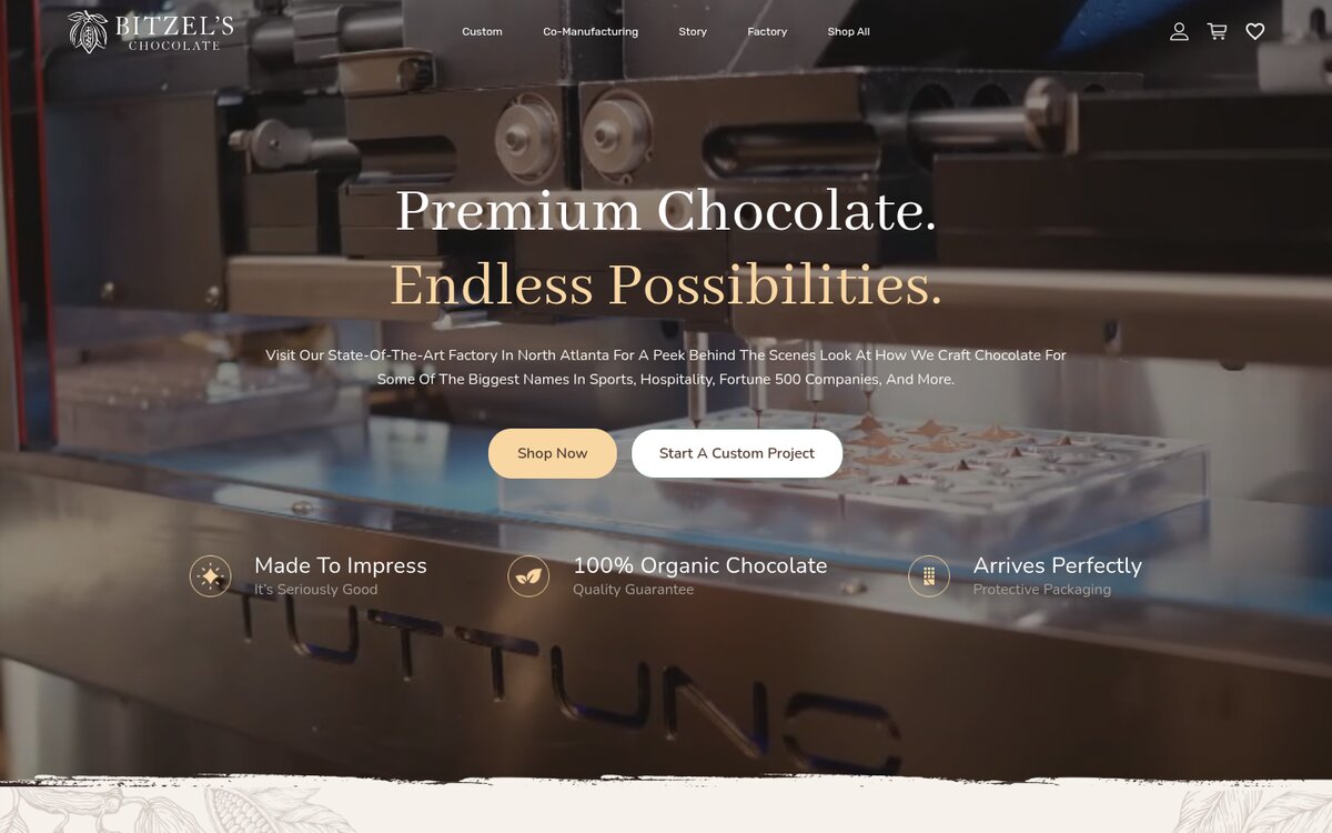 Bitzel's Chocolate homepage